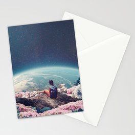 My World Blossomed when I Loved You Stationery Card