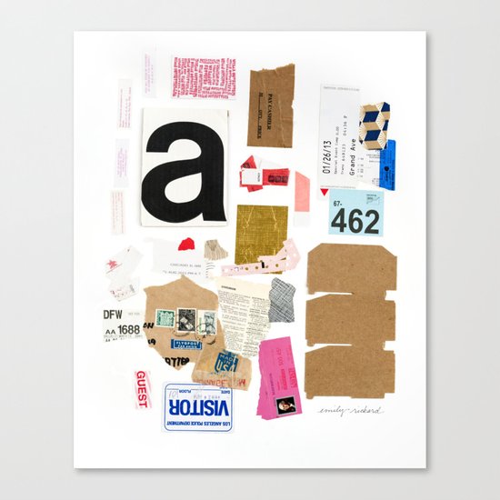 Paper Trail I Canvas Print