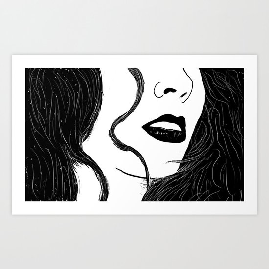 Girl Art Print
