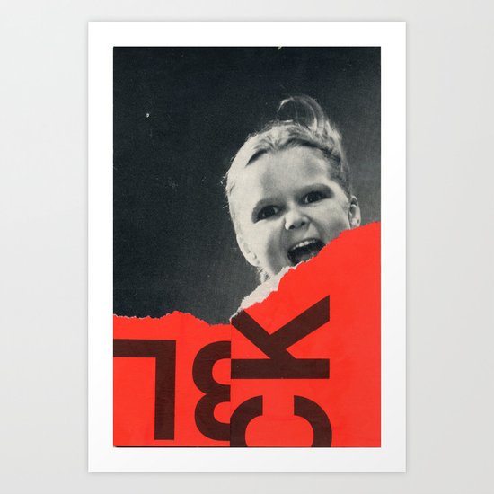 let it out Art Print