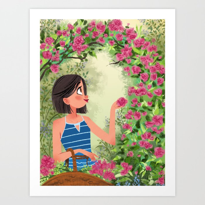 Mimi's Garden Art Print