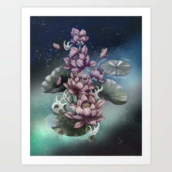 Lotus Art Print