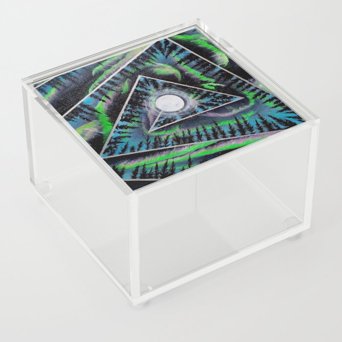 Aurora Trip Art Print Acrylic Box