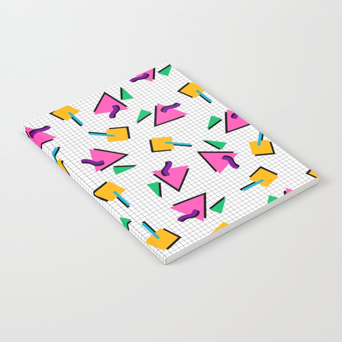 90's Geometric Print Notebook