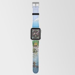 Japan Mural - Color Blue Sky Gradient Apple Watch Band