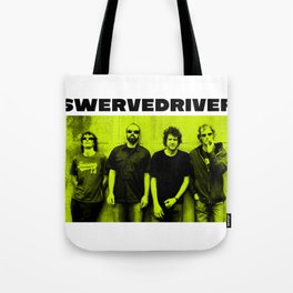 swervedriver Tote Bag | Typography, Grunge, Shoegaze, Dreampop, Indiemusic, Post Punk, Indie, Noiserock, Black And White, Alternativerock 
