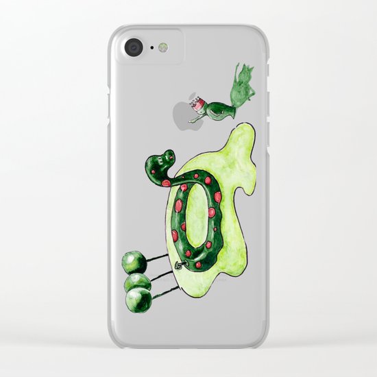The Lake Monster Clear iPhone Case