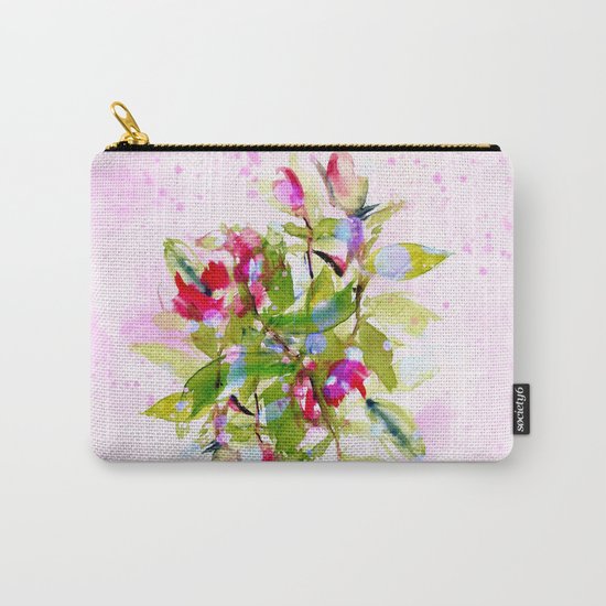 watercolors abstract bouquet Carry-All Pouch