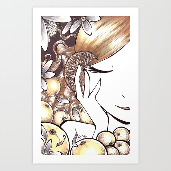 Vitamin C Art Print