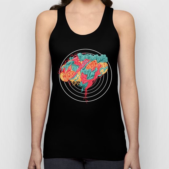 BRAIN WAVES Unisex Tank Top
