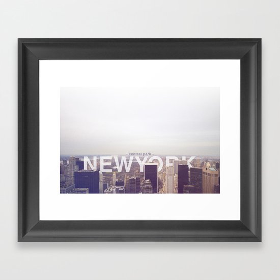 New York Framed Art Print