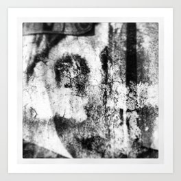 "THOUGHT..." - Photo of a Female Face | Art Gallery | Woman's Face | Dark Faces | Faces Art Art Print