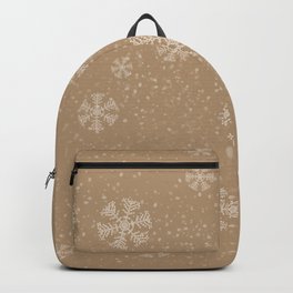 Snowing beige cream Backpack