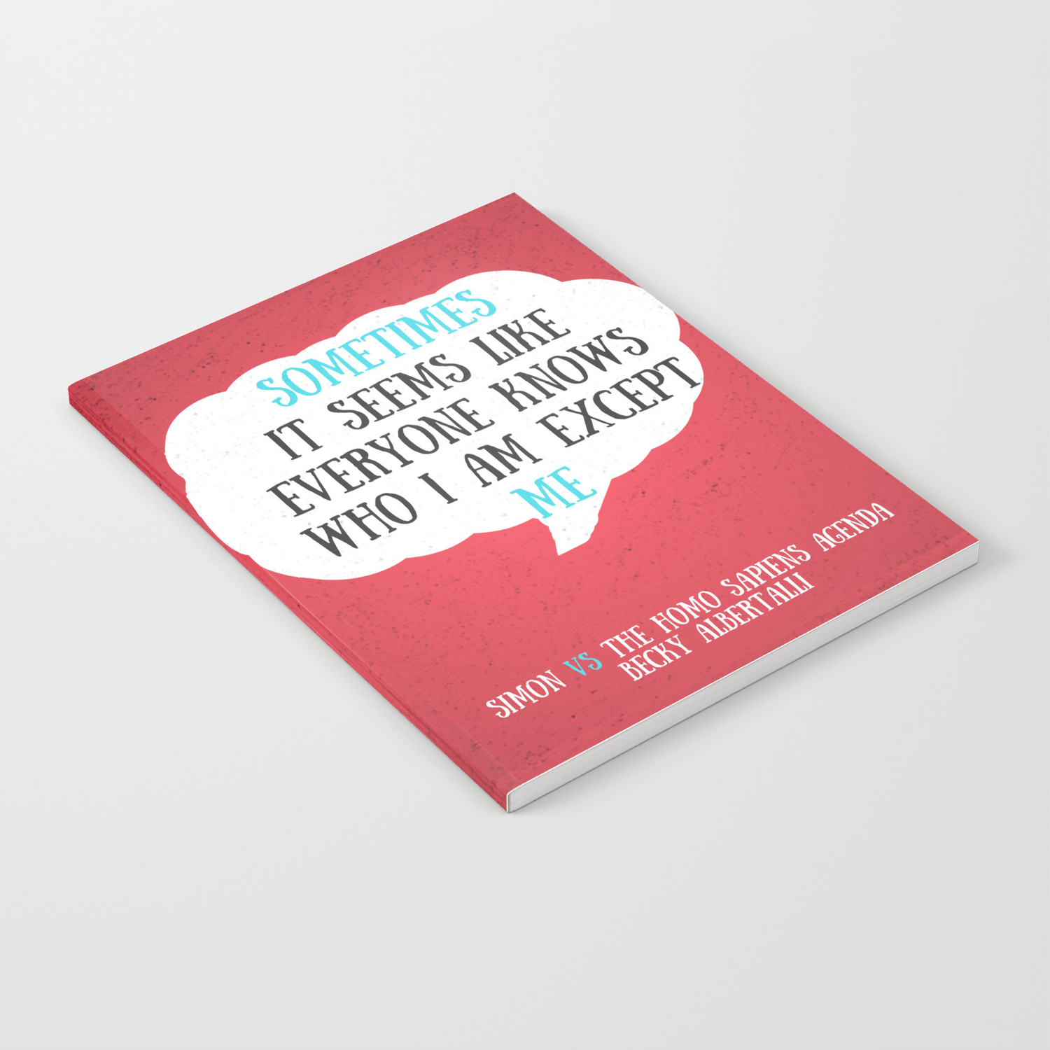 Simon Vs The Homo Sapiens Agenda Quote Notebook By Shouni Society6