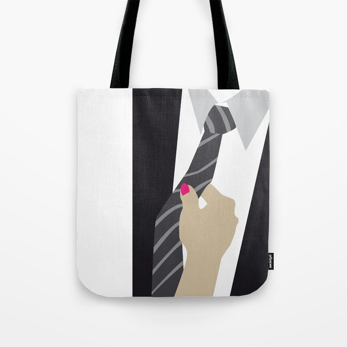 A well dressed man is a best accessory a woman can have. Tote Bag