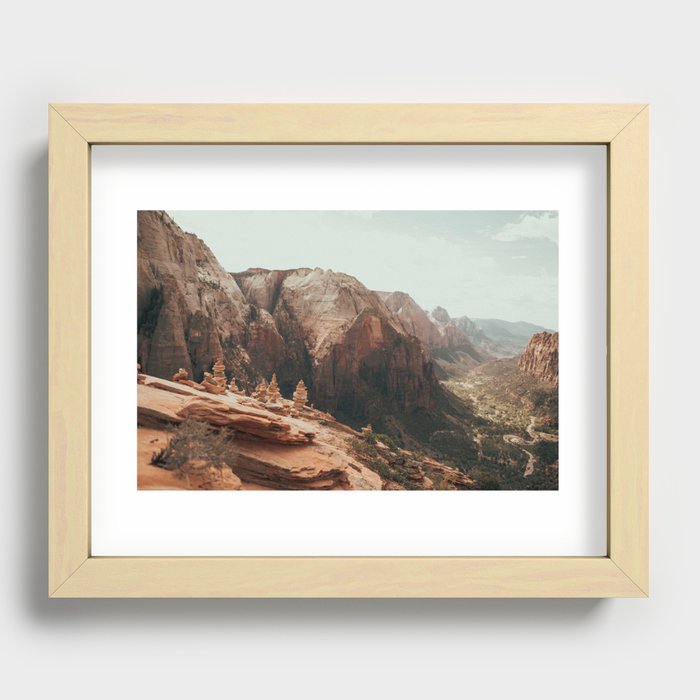 When We Remembered Zion Recessed Framed Print