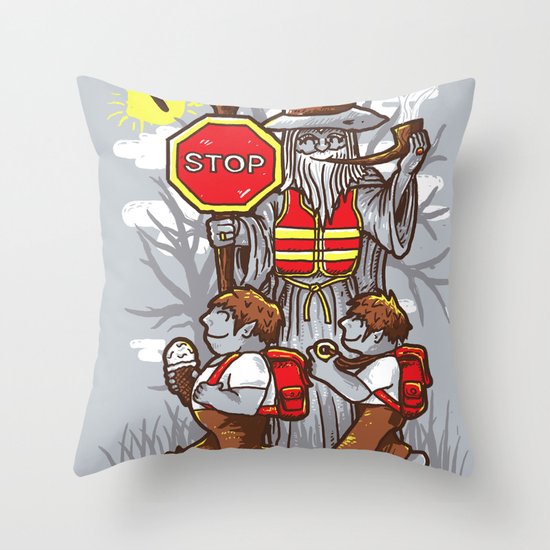 Crossing Throw Pillow
