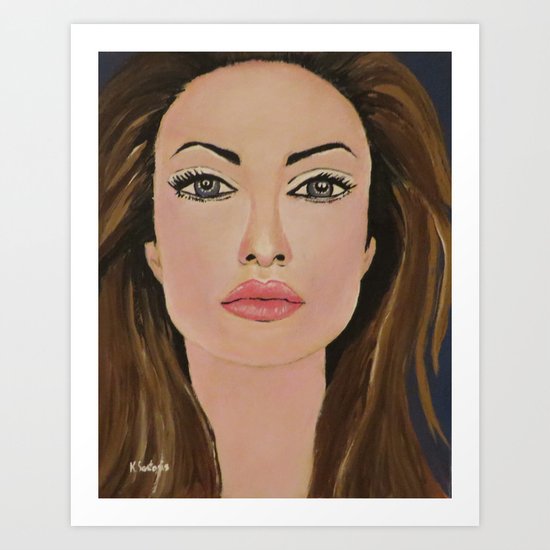 Angelina Art Print