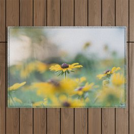 In a Field of Wildflowers Outdoor Rug