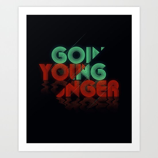 Going Younger Art Print