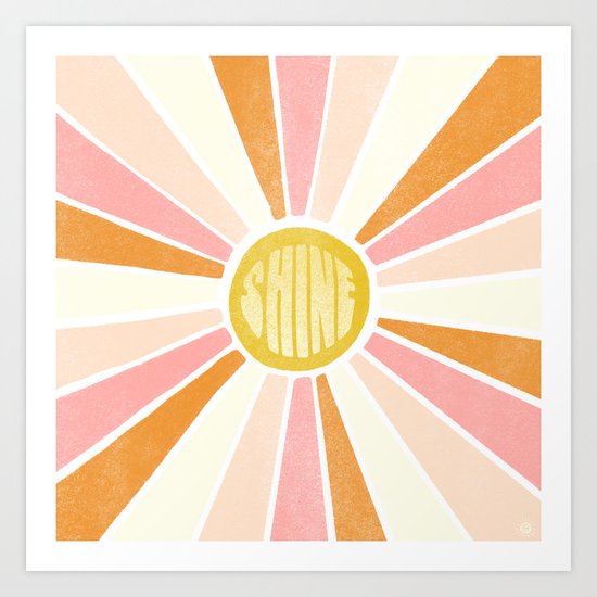 sundial shine Art Print by sunshinecanteen | Society6