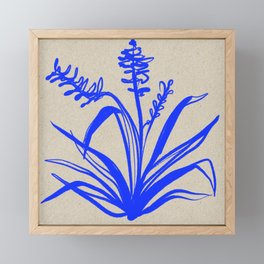 Desert Sketch Series no 4 Yucca Plant Framed Mini Art Print