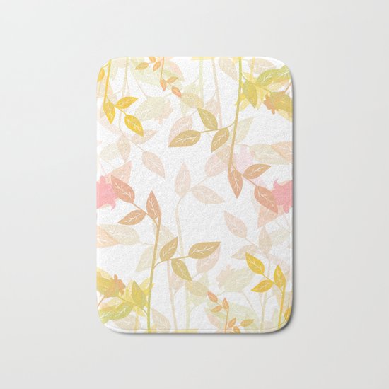 Nature Leaves Bath Mat