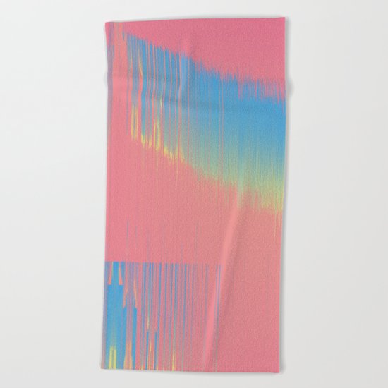 Hot 90's bckgrnd Beach Towel