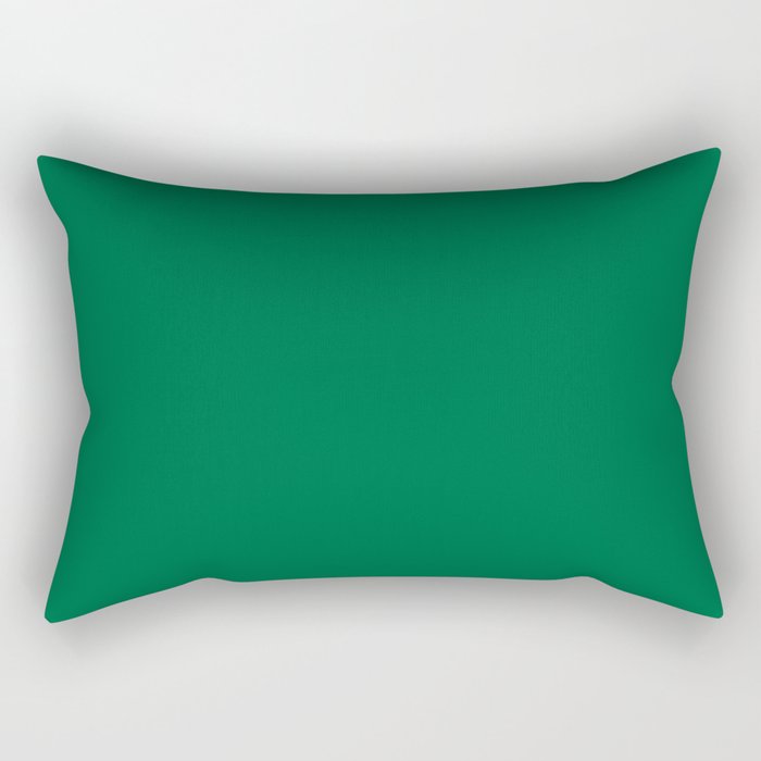 Cadmium Green Rectangular Pillow