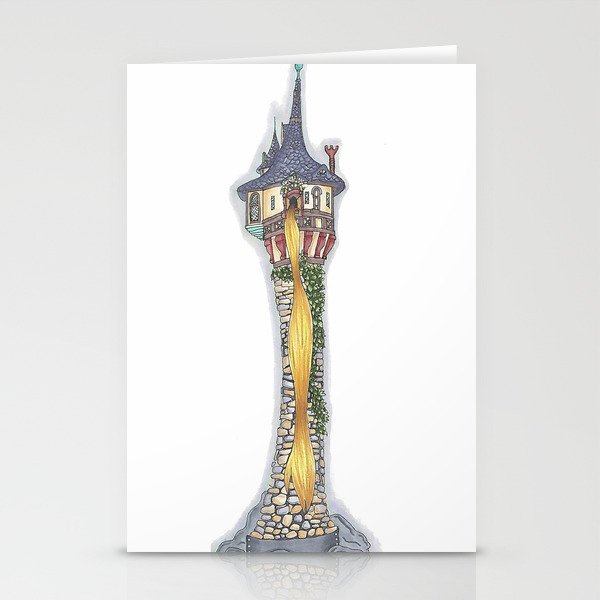 Rapunzel's Tower Stationery Cards