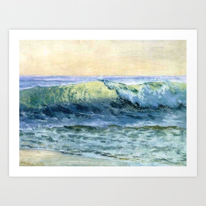 The Wave By Albert Bierstadt | Reproduction Painting Art Print