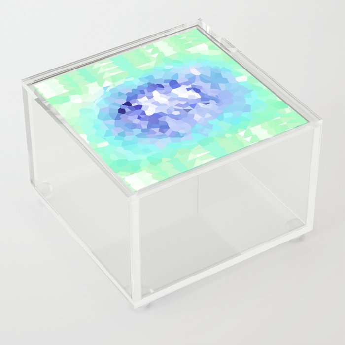 Blue Crystal Acrylic Box
