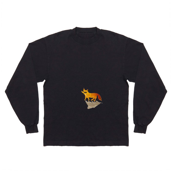 What does fox say?  Long Sleeve T Shirt