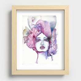 Lady Moon Recessed Framed Print