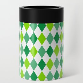 St. Patrick's Day Green and White Square Collection Can Cooler