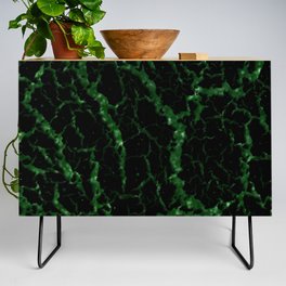 Cracked Space Lava - Glitter Green Credenza