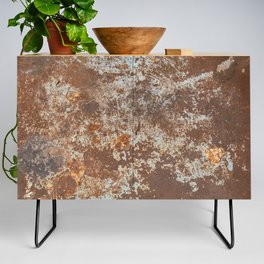 Old Weathered Rusty Metal Texture Credenza