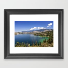 Coldstream Kalamalka Lake Provincial Park British Columbia Framed Art Print