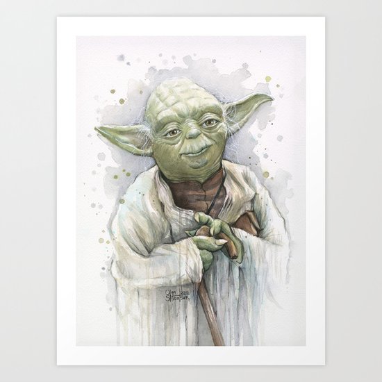 Yoda Art Print