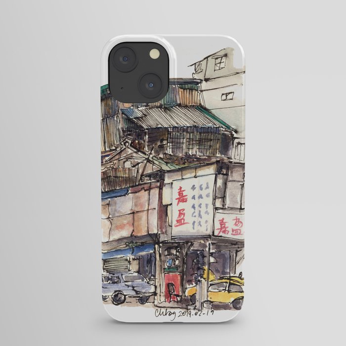 The old birds building iPhone Case