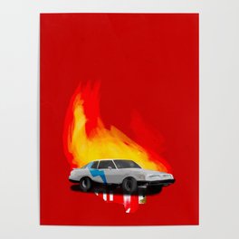 Flamed Poster