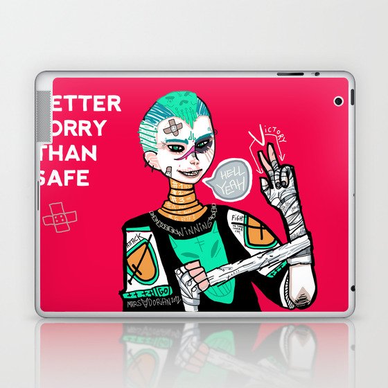 Better sorry than safe Laptop & iPad Skin