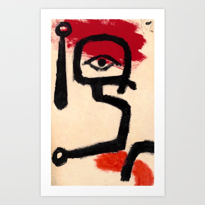 Kettledrummer by Paul Klee Art Print