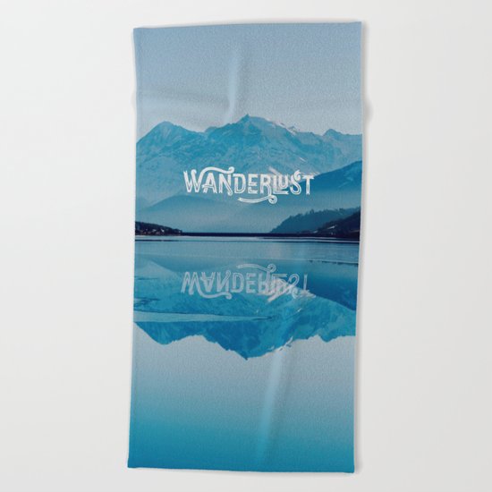 Wanderlust Beach Towel