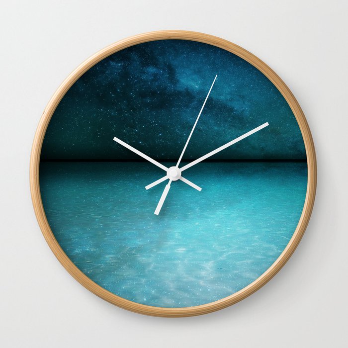 Night Swimming Wall Clock