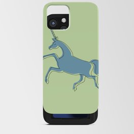 Unicorn Pastel Line Art iPhone Card Case