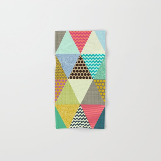 New York Beauty triangles Hand & Bath Towel