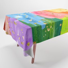 Glitter Color Abstract Elegant Collection Tablecloth