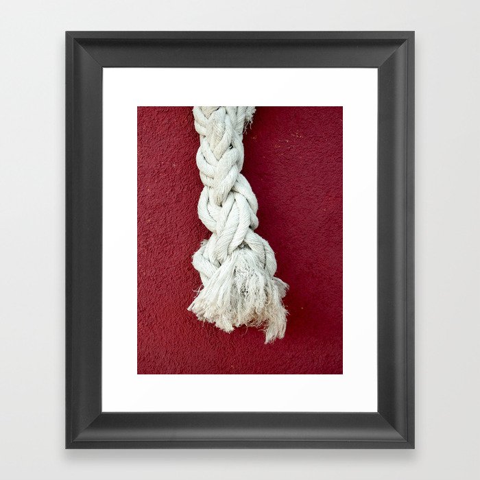 Marine rope Framed Art Print