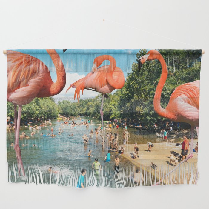 Flamingo Shore Wall Hanging